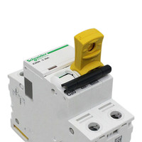 Disjoncteur électrique MCBL Miniature, 8 p, de couleur jaune, sans outils pour disjoncteur de coupe Miniature