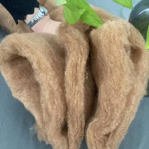 Isolation en laine naturelle 100% chameau pour manteau, couette et vêtement, vente en gros d'usine - Product Image 2