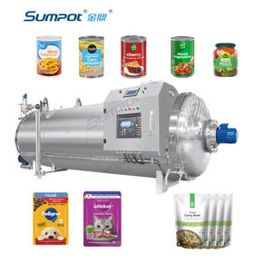 Autoclave à vapeur haute efficacité avec 40 % d'économie d'énergie pour les cornichons <span class=keywords><strong>en</strong></span> pot de <span class=keywords><strong>verre</strong></span> et le maïs <span class=keywords><strong>en</strong></span> conserve - Product Image 1