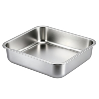 Gewerblicher 8L Edelstahl-Buffet-Chafing-Dish mit Alkoholbetrieb und Manueller Temperaturregelung, Hotel-Speisenwärmer