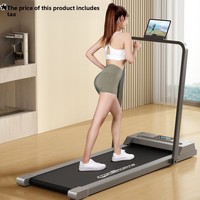Nouveau tapis roulant électrique pliable pour la maison, ultra silencieux, moteur 2,0 CV, réglage de la vitesse, bande plate pour une utilisation en salle de sport intérieure