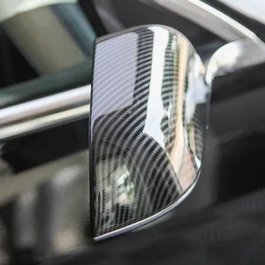 Cover Kaca Spion Mobil, Serat Karbon Tampak Spion untuk Tesla Model 3