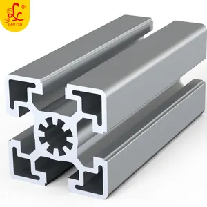 4545工业铝框架，材料45x45t槽挤压型材铝制品