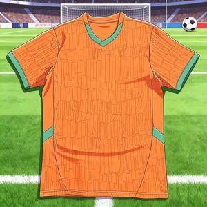 เสื้อฟุตบอลผ้าตาข่ายน้ำหนักเบา คอวี แขนสั้น ระบายอากาศ แห้งเร็ว สำหรับฤดูร้อน ขายส่ง รับสกรีนโลโก้ตามสั่ง - Product Image 2