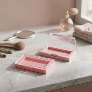 Rectangular Clear Window Single Blush Powder <b>Compact</b> Case - Product Image 3