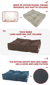 Matelas pour animaux de compagnie 4 saisons Ant-<span class=keywords><strong>bugz</strong></span> 2026 pour chiens et chats, style été, couverture de panier amovible, utilisation intérieure, matelas pour chien - Product Image 6