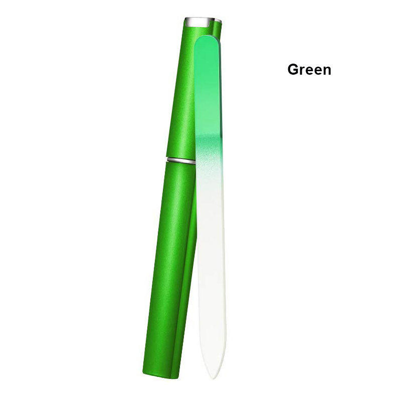 Green Glass Nail File