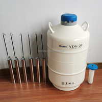 Baihui Cattle Farm, insémination artificielle, congélateur de sperme cryogénique, réservoir sous pression d'azote liquide, YDS-6, 6 canisters, éleveur