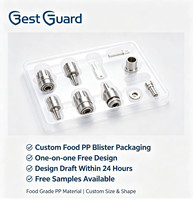 Bandeja de Plástico Transparente Personalizada Tipo Blister para Empaque de Herrajes, Accesorios de Tubería de Cobre y Herramientas