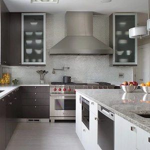 Estilo Simple diseño <span class=keywords><strong>CAD</strong></span> Modular Móvil mate brillo del Gabinete de cocina de la laca - Product Image 5