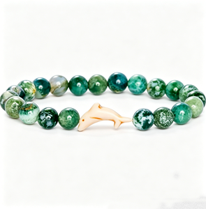 Bracelet élastique en perles Bohème Fahlo Dolphin Tracking, taille unique, soutient le laboratoire des <span class=keywords><strong>mammifères</strong></span> <span class=keywords><strong>marins</strong></span> FIU, cadeau unisexe pour femme - Product Image 1