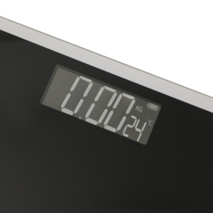 Großhandel tragbare Rechteck schwarz Digital waage Smart Home Körper waage zur Gewichts messung - Product Image 2