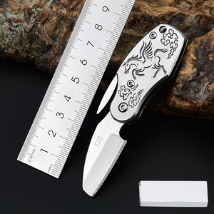 Cuchillo Plegable Portátil de Acero Inoxidable de Alta Calidad, Mini Cuchillo EDC para Acampar al Aire Libre, Personalizable OEM - Product Image 1