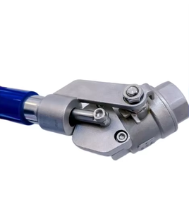 Válvula de bola flotante de acero inoxidable Furui de 2 piezas, 900 psi, con maneta Apollo <span class=keywords><strong>Deadman</strong></span>, cierre automático manual, retorno por resorte, OEM seguro - Product Image 4