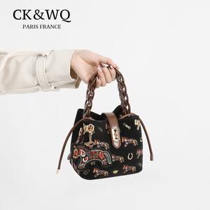 Bolso de Lujo Ligero para Mujer, Novedad 2026, Bolso de Hombro y Bandolera con Bordado, Modelo WQ-10670G, Hecho en CN/GUA - Product Image 5