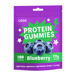 Yabanmersini proteini Gummies 17g Whey enerji kurtarma Chews OEM ve ODM hizmeti ile yüksek <span class=keywords><strong>Protein</strong></span> aperatif - Product Image 1