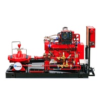 Pompe à incendie horizontale à division verticale homologuée UL, 2500 GPM, avec moteur diesel, 95 PSI, alimentation électrique