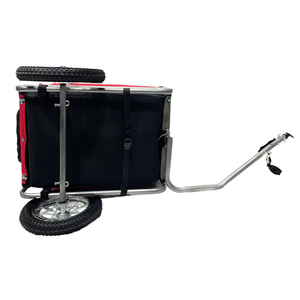 तह वाहक गाड़ी गाड़ी का कार्गो साइकिल ट्रेलर पालतू कुत्ते के लिए आसान त्वरित संपर्क के साथ - Product Image 5