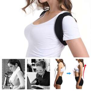 Corsé ajustable para adultos para hombres, Corrector de postura de espalda, terapia de hombro, soporte <span class=keywords><strong>Lumbar</strong></span>, cinturón de soporte de columna, corrección de postura - Product Image 6