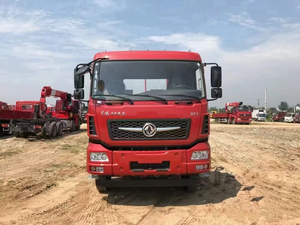 شاحنة دونغفنغ D7V 8x4 بهيكل مسطح سعة 40 طن وقوة 350 حصان لنقل معدات البناء - Product Image 5