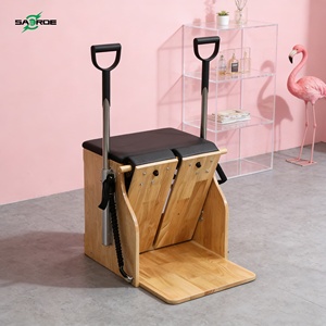 Chaise de stabilité pour bébé en bois écologique SAERDE, chaise Wunda, reformer de Pilates, chaise haute pour YOGA - Product Image 6