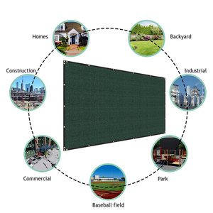 Malla de Privacidad Verde HDPE de <span class=keywords><strong>5</strong></span> Pies, Pantalla de Privacidad para Jardín, Malla Opaca para Balcón y Plantas - Product Image 2