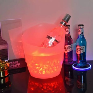 AA Batería Tipo PP Plástico Champán Cerveza LED Cóctel Botella Cubo <span class=keywords><strong>de</strong></span> hielo para Night Club Party Bar - Product Image 5