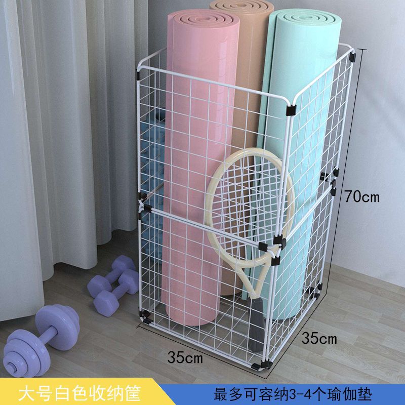 ตะกร้าเก็บของสีขาวขนาดใหญ่