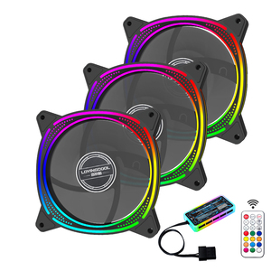 Miễn phí Mẫu lovinglcool khung gầm máy tính argb Fan tản nhiệt Cooler quạt làm mát LED <span class=keywords><strong>PC</strong></span> trường hợp miễn phí biểu tượng tùy chỉnh 120mm argb Fan - Product Image 1