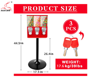 Ventes directes d'usine Sweet-astic Gumball Distributeur automatique de pièces et de jetons Système de paiement optimal pour la distribution de bonbons