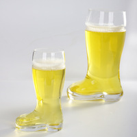 Contient Plus de 2 Bouteilles Oktoberfest Thème Grande Surdimensionnée Allemand Chope à bière Botte Style 1 Litre Bière Verre que Pour Les Fêtes
