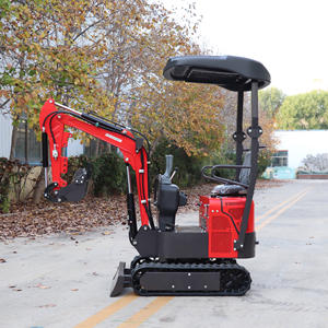 Excavadora de cadenas Somate con motor Koop, 1 año de garantía, para uso agrícola, alta potencia de excavación, certificación CE, capacidad de cazo de 0.02m³ - Product Image 1