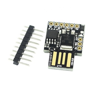 บอร์ด TINY85ดิจิสพาร์คแผงวงจรเพื่อการเริ่มต้นระบบ ATTINY85โมดูลสำหรับ IIC <span class=keywords><strong>I2C</strong></span> USB สีน้ำเงินดำ - Product Image 2