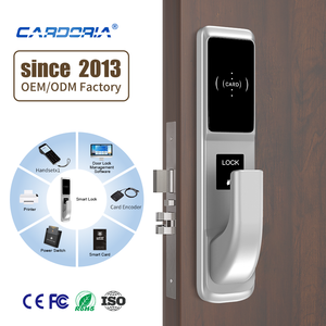 Nuevo sistema de bloqueo de hotel con llave de tarjeta <span class=keywords><strong>Rfid</strong></span> inteligente electrónica con sistema de gestión de hotel con manija de puerta - Product Image 1