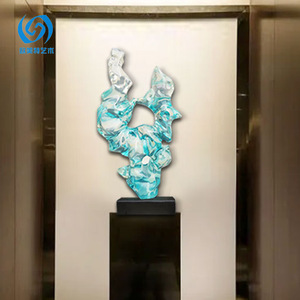 Modern Minimalist Transparent Resin Sculpture 400x200x720mm Artistic Home Decoration Ornament For Living Room Hotel <b>Crafts</b> - Product Image 3