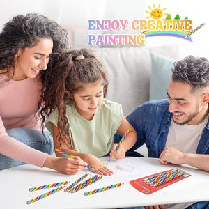 Jumbo đa màu bút chì gỗ hỗn hợp màu ma thuật bút chì cho trẻ em cầu vồng nghệ thuật Nhà cung cấp bút chì Kit Set vẽ Trường Sơn - Product Image 6