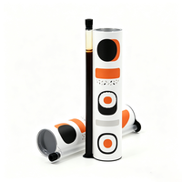Tube d'emballage pour sushis avec impression personnalisée, biodégradable et recyclable, pour contenants de sushis à poussoir