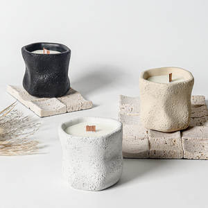 Bougie en cire de noix de coco, diffuseur d'aromathérapie pour la maison, la chambre à coucher, ornement de Noël, style nordique fait à la main, senteurs de dessert - Product Image 2