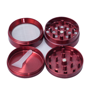 Đa màu Kẽm hợp kim xi lanh thao tác thủ công khô thuốc lá Máy xay thuận tiện phổ biến hút phụ kiện - Product Image 4