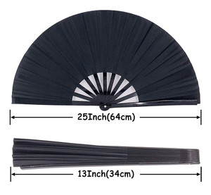 Éventails pliants en plastique rose personnalisés avec logo pour mariages et événements de Noël - Product Image 2