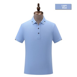 Maglietta Estiva <span class=keywords><strong>Paul</strong></span> in Cotone Ricamato a Maniche Corte <span class=keywords><strong>da</strong></span> Uomo, Personalizzabile con Logo, per Pubblicità, Abbigliamento <span class=keywords><strong>da</strong></span> Squadra per Esterni, Traspirante - Product Image 4