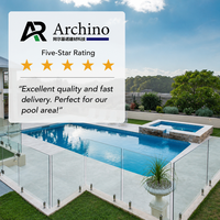 Balustrade en verre sans cadre de haute qualité avec poteaux en acier inoxydable pour balcon, terrasse, piscine, système de clôture – Direct Usine