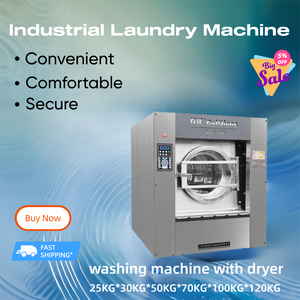 Équipement de Blanchisserie Commerciale de Haute Qualité Machines <span class=keywords><strong>à</strong></span> Laver Industrielles <span class=keywords><strong>à</strong></span> Chargement Frontal pour Hôtels et Nettoyage de Vêtements - Product Image 4