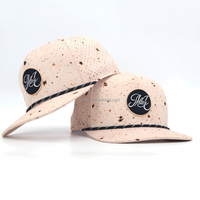 Gorra de Béisbol Deportiva para Hombre de Alta Calidad, Personalizada, Impermeable, de Poliéster, con Cierre a Presión, Logotipo de Goma PVC, Estampados de Leopardo, Puntos y Frutas