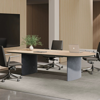 Nouvelle Table de Conférence Modulaire Carrée 2026 – Style Nordique Moderne, Luxe Léger, Écologique – Idéale pour Hôtels, Réunions d'Affaires et Formation