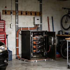 ชุดแบตเตอรี่แรงดันสูง 256v314ah 80.38kwh ระบบกักเก็บพลังงานแสงอาทิตย์แบบเรียงซ้อนได้ พร้อมระบบจัดการแบตเตอรี่ (BMS) 256v314ah 80.38kwh - Product Image 4