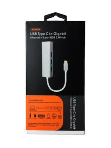 Cổng <span class=keywords><strong>USB</strong></span> 4 Trong 1 Di Động Đa Cổng Nhôm 4 Trong 1 Máy Tính Xách Tay Bộ Chuyển Đổi HDMI <span class=keywords><strong>Rj45</strong></span> Bộ Sạc Type C 3.0 <span class=keywords><strong>USB</strong></span> C Hub 4 Cổng <span class=keywords><strong>USB</strong></span> Hub - Product Image 6