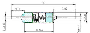 Fusible Térmico Axial <span class=keywords><strong>AUPO</strong></span> 250V 10A/15A para Motor de Ventilador JET, Baja Capacidad de Ruptura 69C/99C SF119C/117C, Certificado - Product Image 5