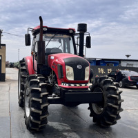 Tracteur agricole Dongfeng DF2104-5A 210HP 4 roues motrices avec moteur 6 cylindres Yuchai/Weichai