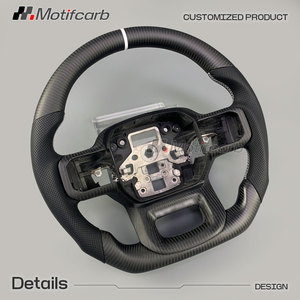 Volante de Fibra de Carbono Mate Personalizado para Ford F-150 Raptor Shelby R XL XLT 4x4 Tremor STX 2019-2025, Mejora del Interior - Product Image 3